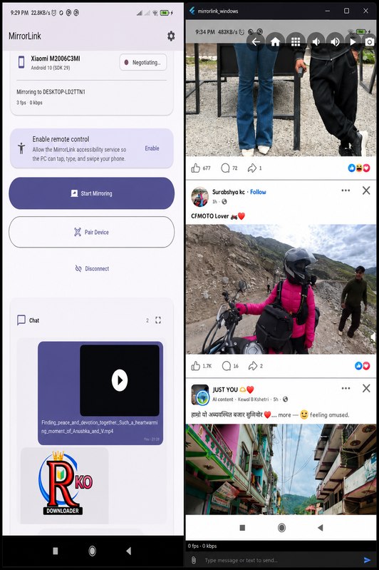 Screen Mirror app