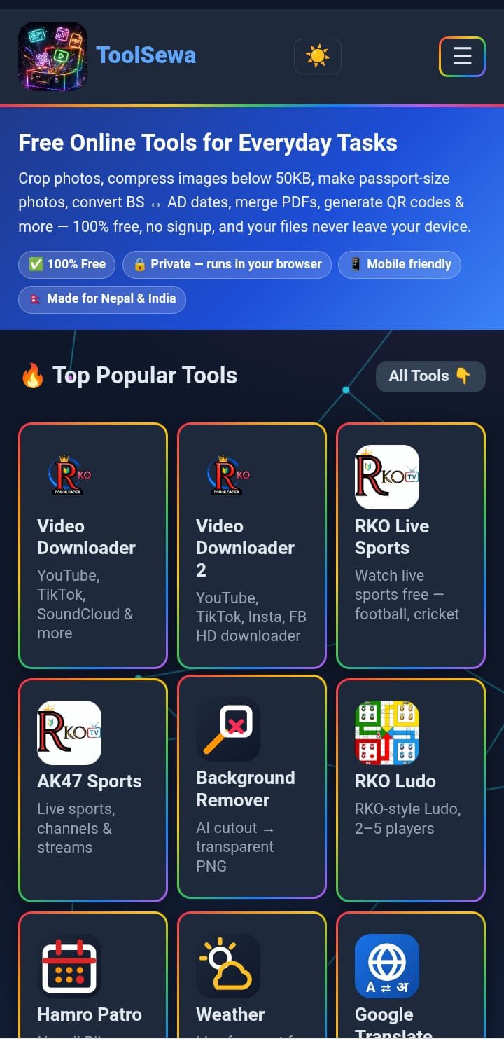 ToolSewa free online tools